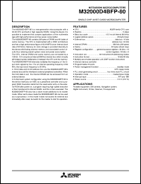 datasheet for M32000D4BFP-80 by Mitsubishi Electric Corporation, Semiconductor Group