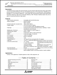 datasheet for M30220FCRP by Mitsubishi Electric Corporation, Semiconductor Group