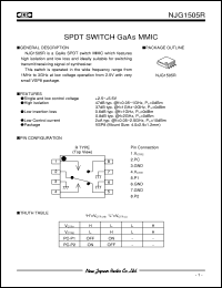 datasheet for NJG1505R by New Japan Radio Co., Ltd. (JRC)