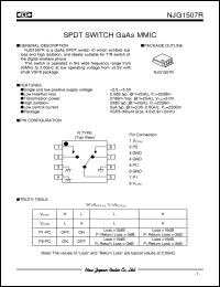 datasheet for NJG1507R by New Japan Radio Co., Ltd. (JRC)