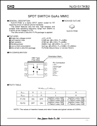 datasheet for NJG1517KB2 by New Japan Radio Co., Ltd. (JRC)