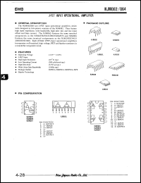 datasheet for NJM062M by New Japan Radio Co., Ltd. (JRC)