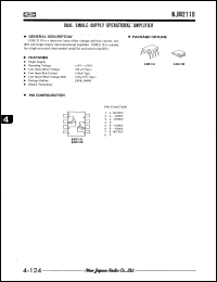 datasheet for NJM2119D by New Japan Radio Co., Ltd. (JRC)