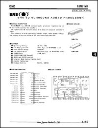 datasheet for NJM2178L by New Japan Radio Co., Ltd. (JRC)