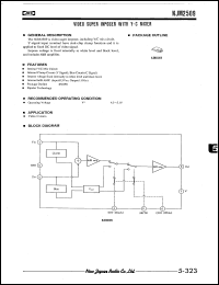 datasheet for NJM2509V by New Japan Radio Co., Ltd. (JRC)