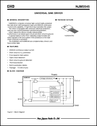 datasheet for NJM3545TA2 by New Japan Radio Co., Ltd. (JRC)