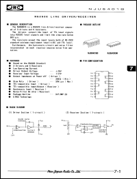 datasheet for NJU6401BD by New Japan Radio Co., Ltd. (JRC)