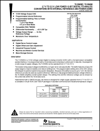 datasheet for TLV5639CDWR by Texas Instruments