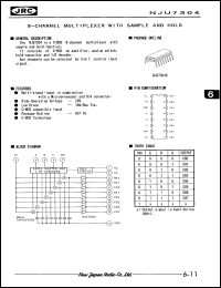 datasheet for NJU7304D by New Japan Radio Co., Ltd. (JRC)