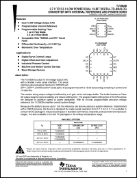 datasheet for TLV5638CDR by Texas Instruments