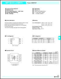datasheet for XP131A1330SR by Torex Semiconductor Ltd.
