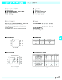 datasheet for XP131A1715SR by Torex Semiconductor Ltd.