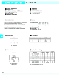 datasheet for XP161A1355PR by Torex Semiconductor Ltd.