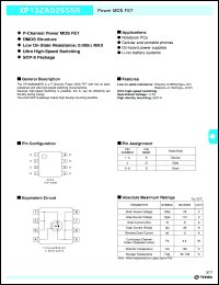 datasheet for XP132A0265SR by Torex Semiconductor Ltd.