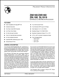 datasheet for Z8018006PEC by 