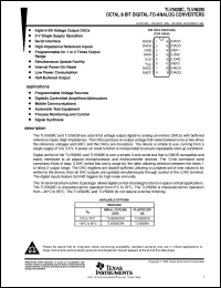 datasheet for TLV5628CN by Texas Instruments