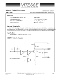 datasheet for VSC7991X by 