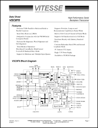 datasheet for VSC870TX by 