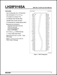 datasheet for LH28F016SAT-70 by Sharp