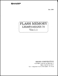 datasheet for LH28F016SANS-70 by Sharp
