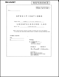 datasheet for LH28F016SCR-L150 by Sharp