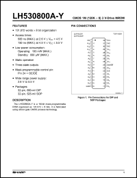 datasheet for LH530800AD-Y by Sharp