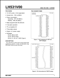 datasheet for LH531V00T by Sharp