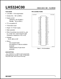datasheet for LH5324C00D by Sharp