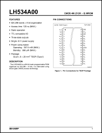 datasheet for LH534A00T by Sharp