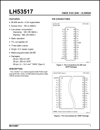 datasheet for LH53517TR by Sharp