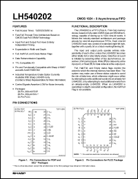 datasheet for LH540202D-15 by Sharp