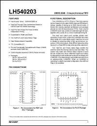 datasheet for LH540203U-50 by Sharp