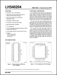 datasheet for LH540204D-20 by Sharp
