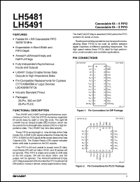 datasheet for LH5481D-15 by Sharp