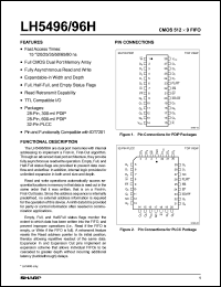 datasheet for LH5496HD-25 by Sharp