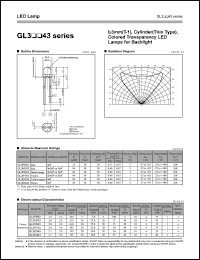 datasheet for GL3HD43 by Sharp