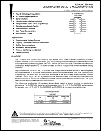 datasheet for TLC5620CDR by Texas Instruments