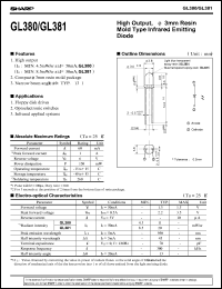 datasheet for GL380 by Sharp