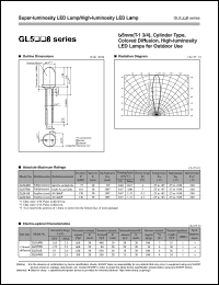 datasheet for GL5HJ8 by Sharp