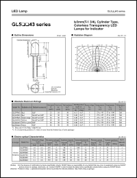 datasheet for GL5PR43 by Sharp