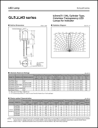 datasheet for GL5HD43 by Sharp