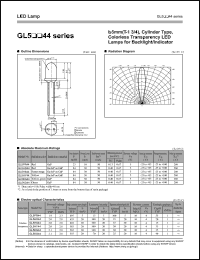 datasheet for GL5HD44 by Sharp