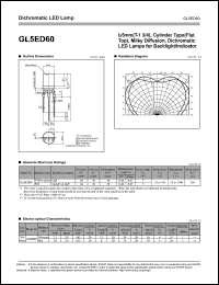 datasheet for GL5ED60 by Sharp
