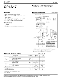datasheet for GP1A17 by Sharp