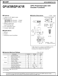datasheet for GP1A70R by Sharp