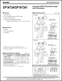 datasheet for GP1A73A by Sharp