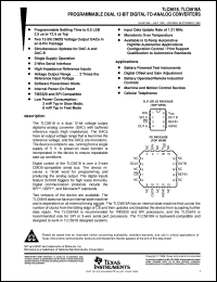 datasheet for TLC5618AMJG by Texas Instruments