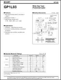 datasheet for GP1L03 by Sharp
