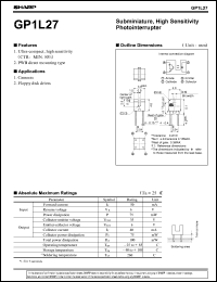 datasheet for GP1L27 by Sharp