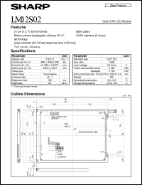datasheet for LM12s02 by Sharp